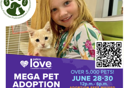 Mega adoption event this weekend