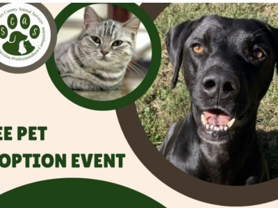 Free pet adoption event tomorrow